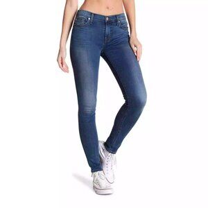 Hudson Women's Natalie Mid-Rise Super Skinny Jeans Size 25 Dark Wash